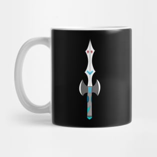 Crystal Gem Sword Axe Hybrid Fantasy Weapon Mug